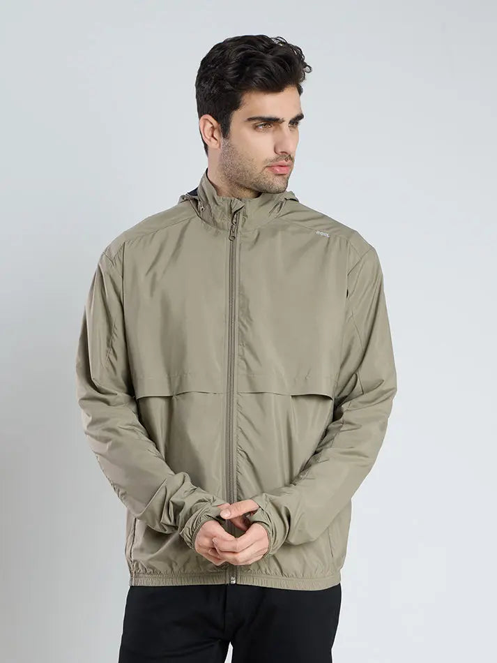 Men's Khaki Sun Jacket | AirDrive™ - Zeelretail