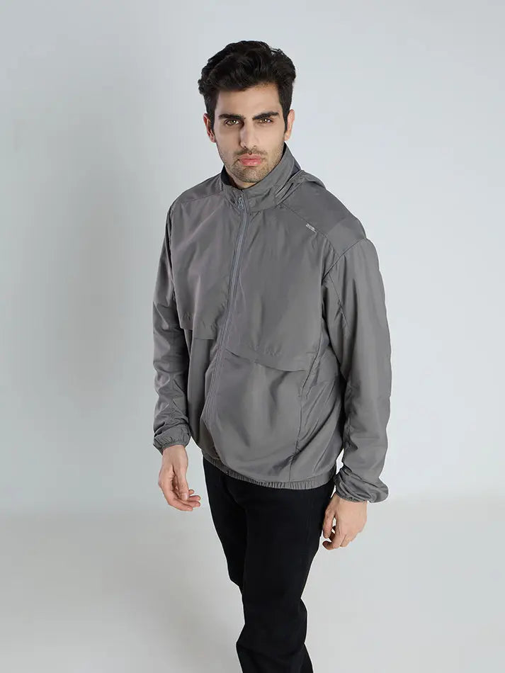 Men's Silver Grey Sun Jacket | AirDrive™ - Zeelretail