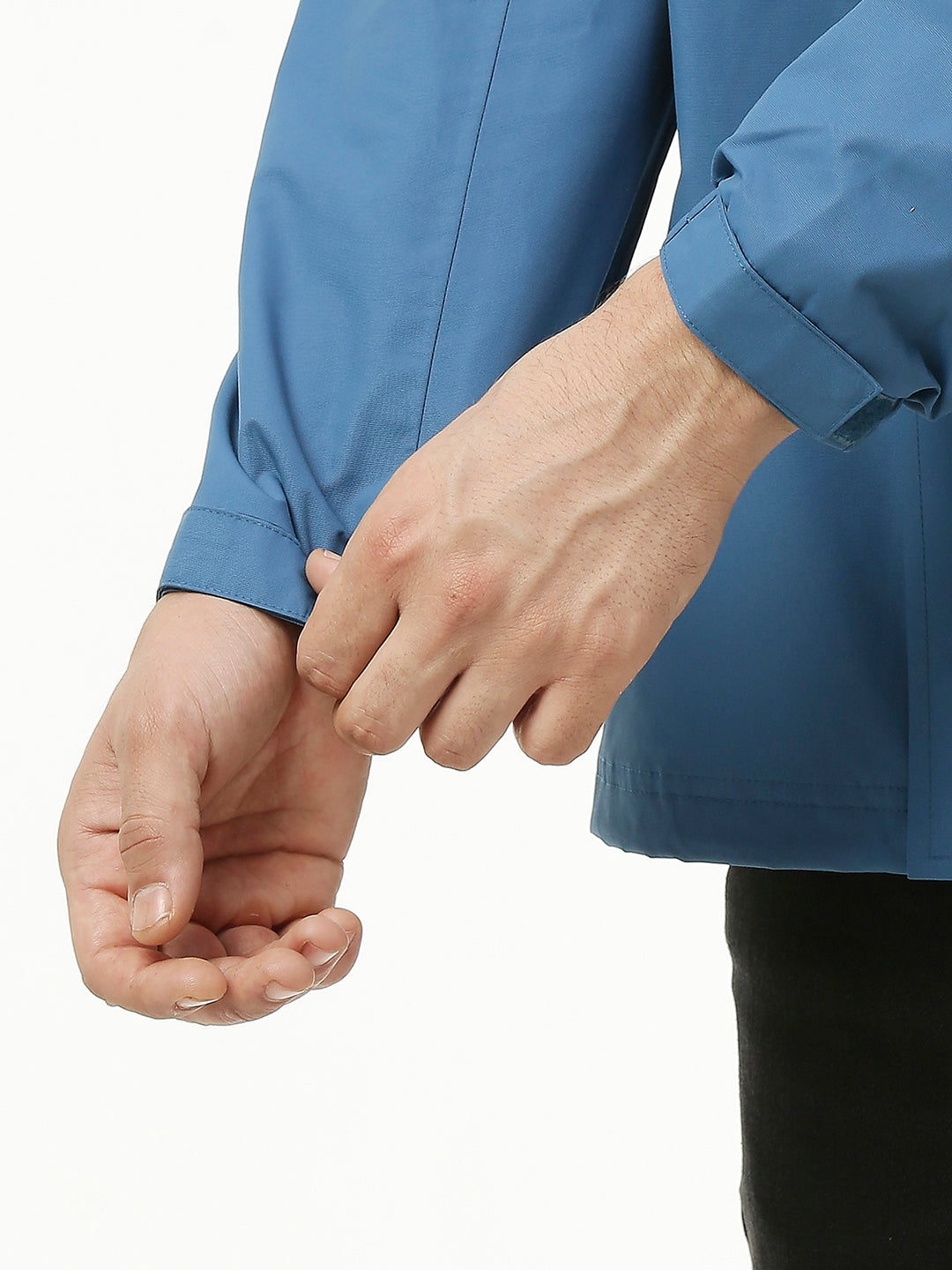 MonsoonShield Black Blue Rain Jacket For Men - ZRS012 - Zeelretail