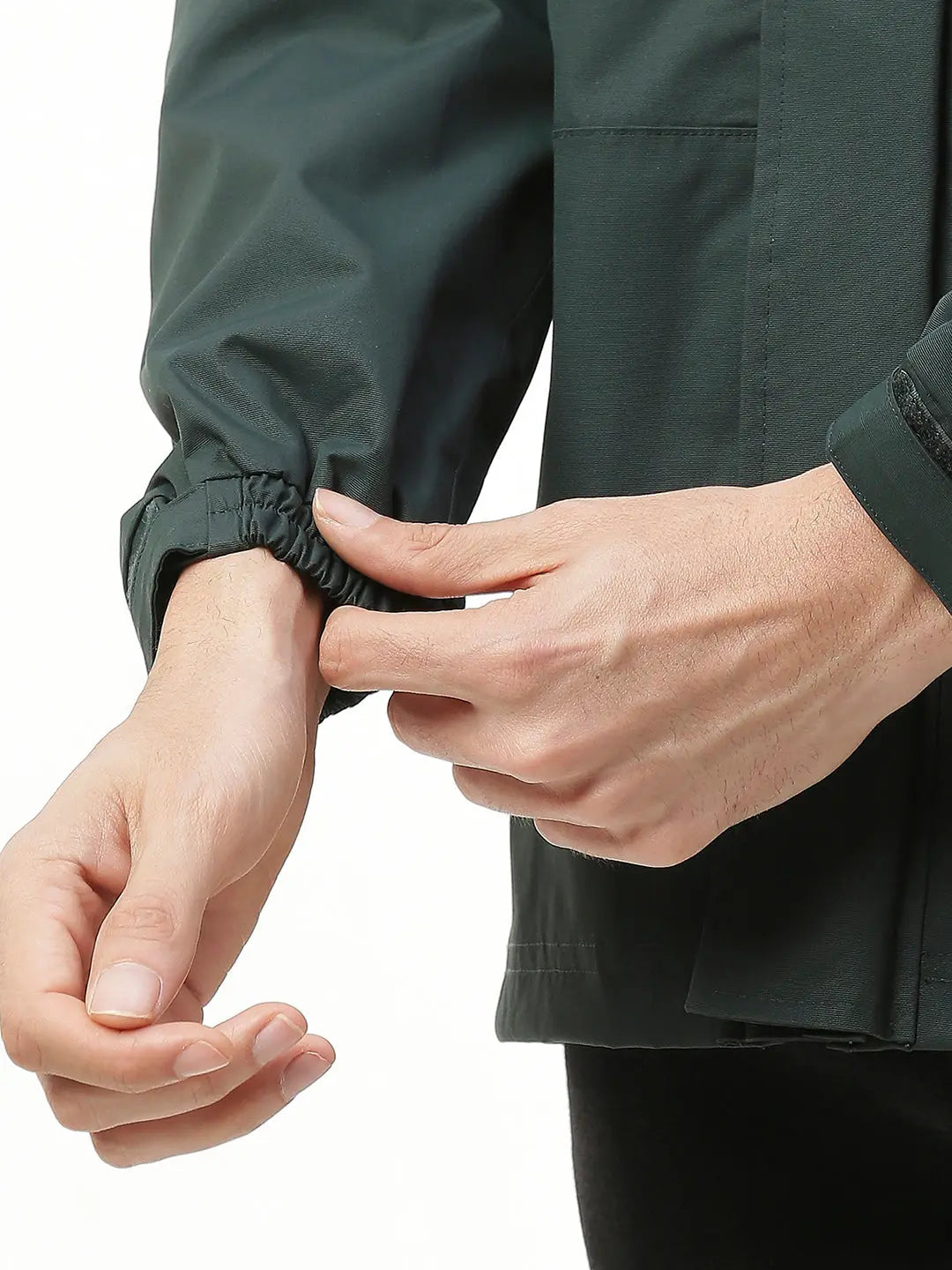 StormGuard Black Green Men's Rain Jacket - ZRS001 - Zeelretail