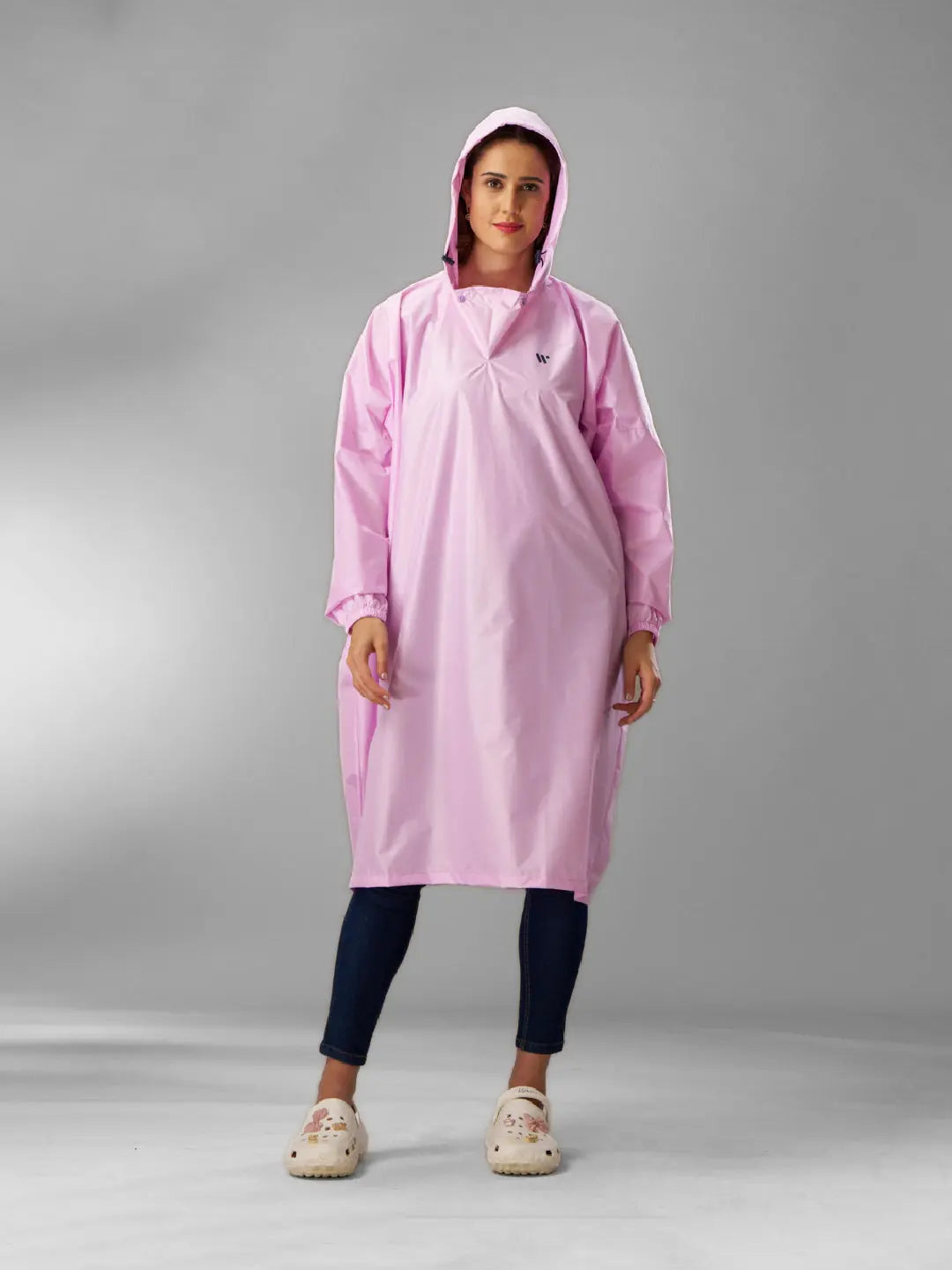 Self Packable Waterproof Lavender Rain Poncho - AZ33 - Zeelretail