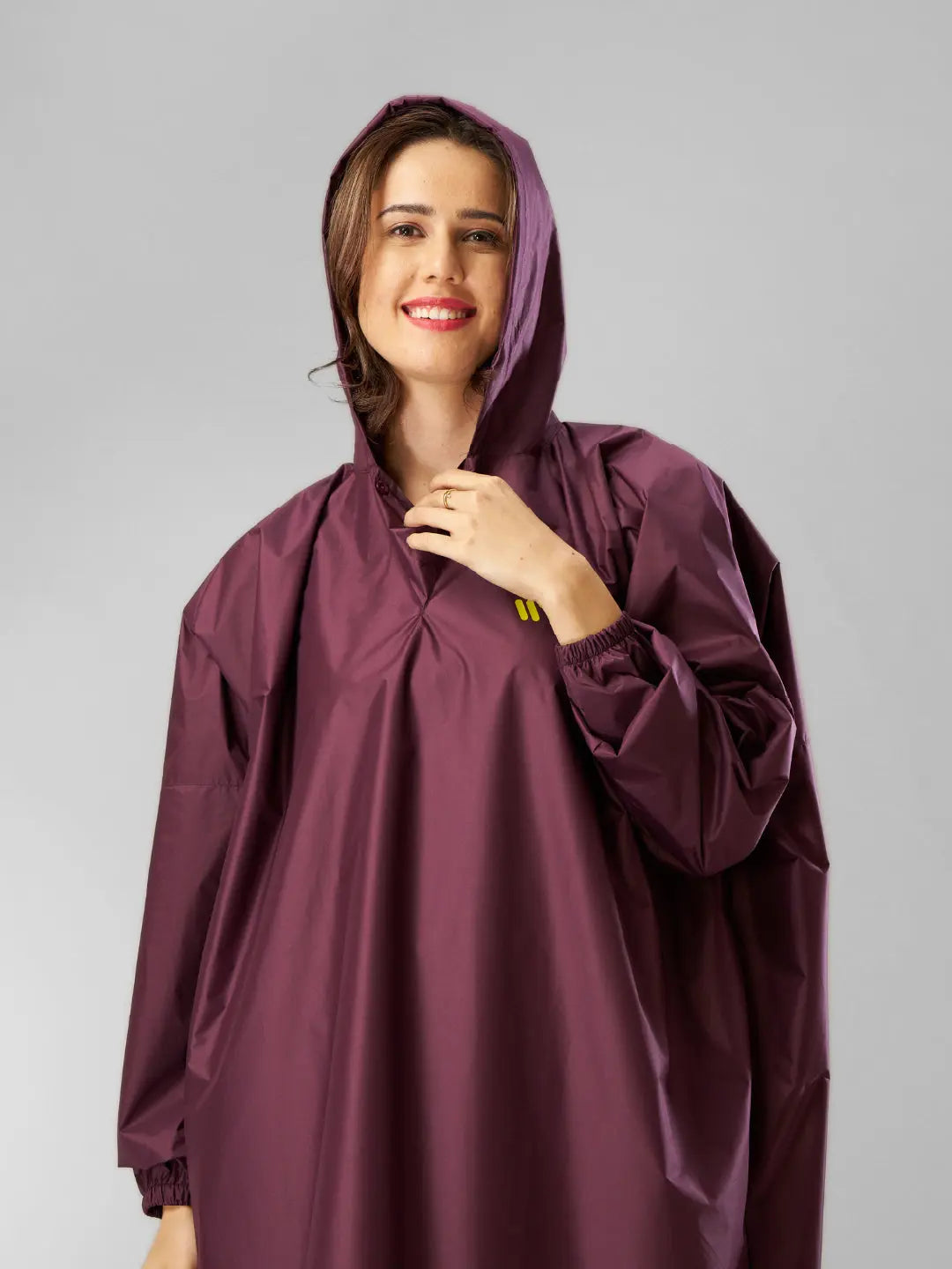 Self Packable Waterproof Wine Rain Poncho - AZ33 - Zeelretail