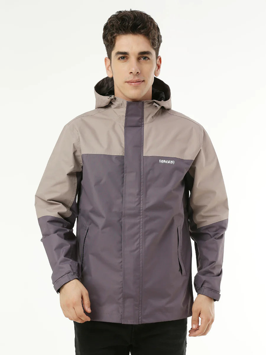 Stone Asphalt Stylish Rain Men Jacket For Men - ZRR002 - Zeelretail