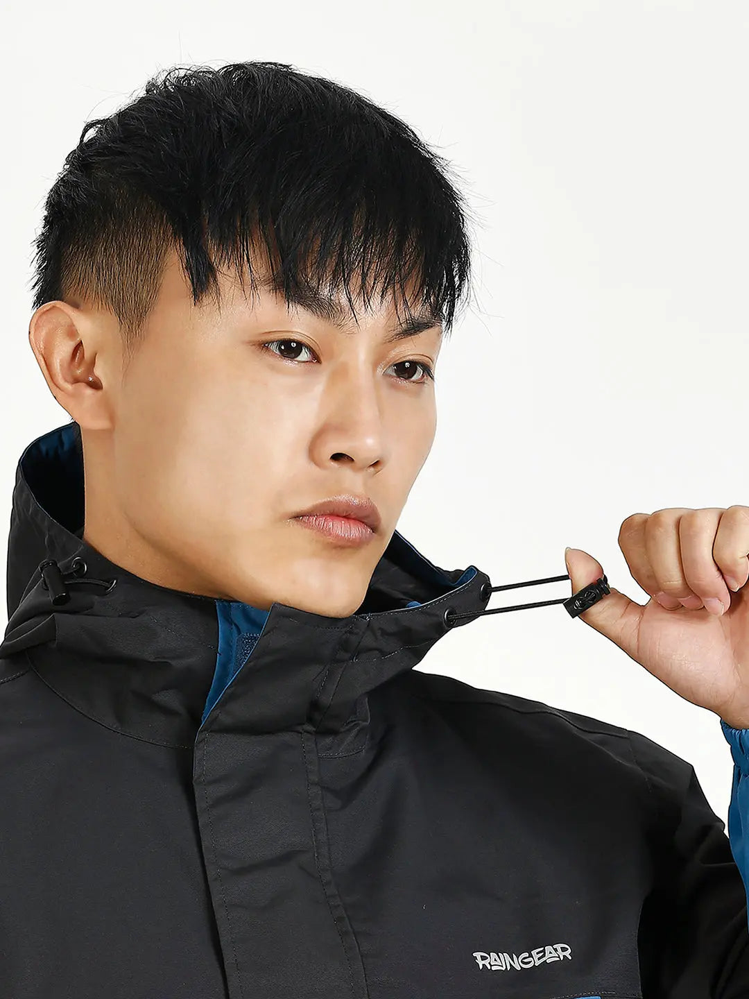 StormGuard Black Poseidon Men's Rain Jacket - ZRS001 - Zeelretail