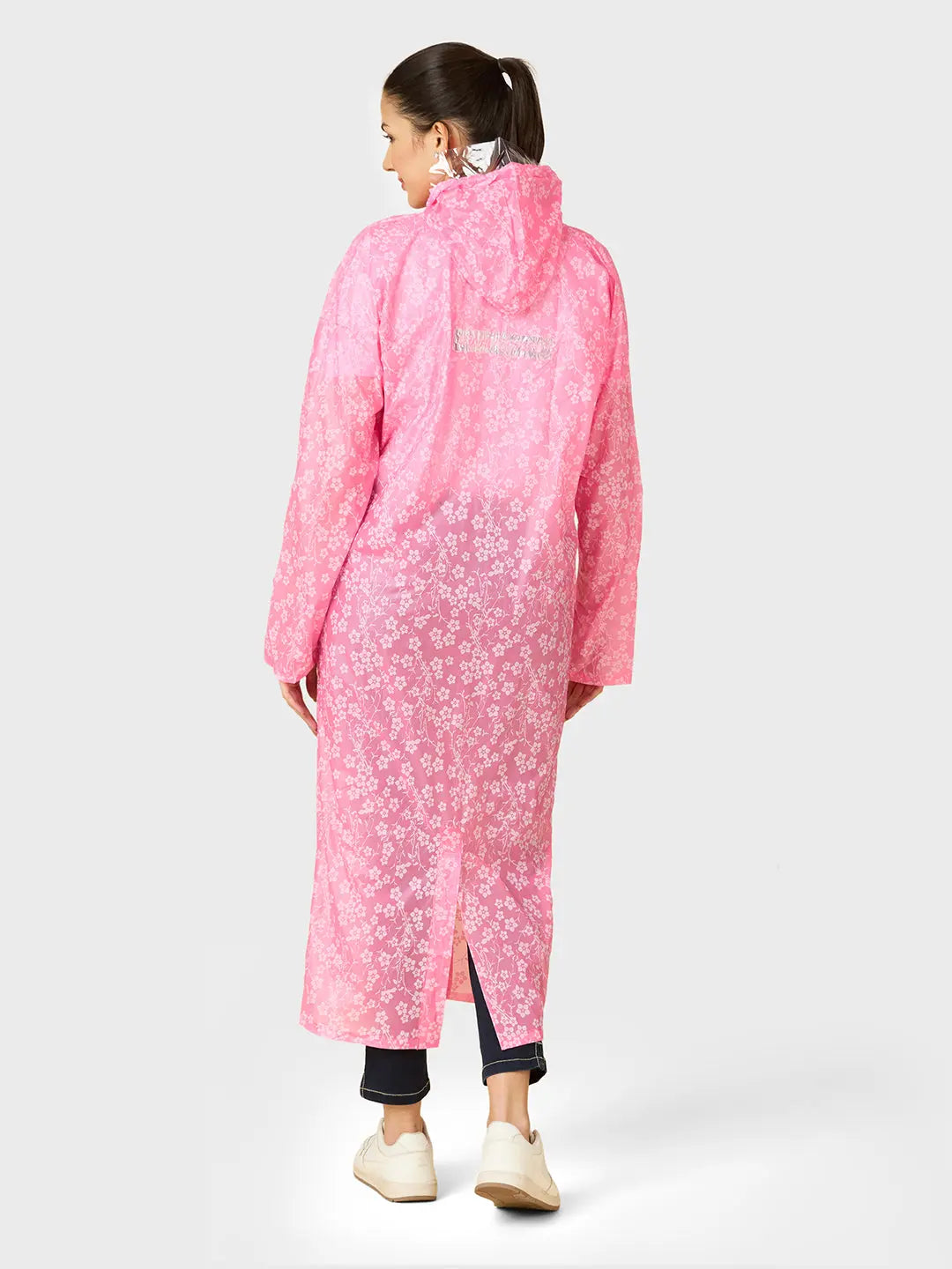 Women’s Knee-Length PVC Rain Longcoat - Zeelretail