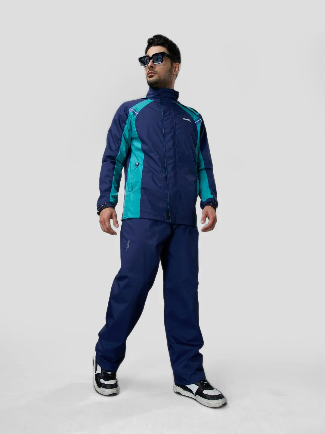 ZEEL GO HIKE BLUE & GREEN RAINSUIT - JS508 - Zeelretail