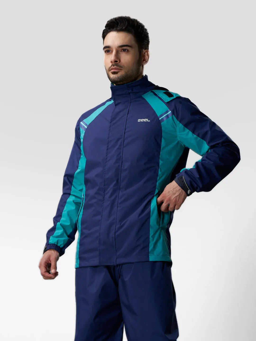 ZEEL GO HIKE BLUE & GREEN RAINSUIT - JS508 - Zeelretail