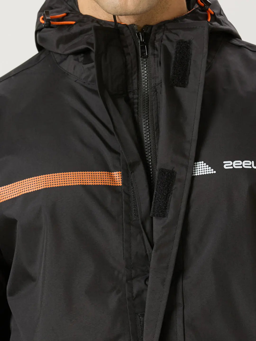 ZEEL Premium Men’s Rainsuit – Waterproof, Windproof - Black EJS702 - Zeelretail