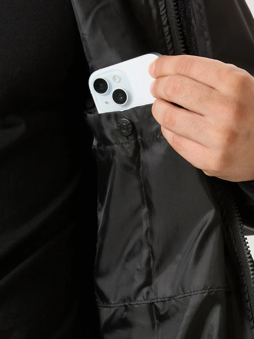 ZEEL Premium Men’s Rainsuit – Waterproof, Windproof - Black EJS702 - Zeelretail