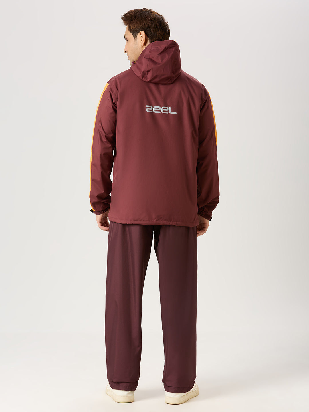 ZEEL Premium Men’s Rainsuit – Waterproof, Windproof - Wine EJS702 - Zeelretail