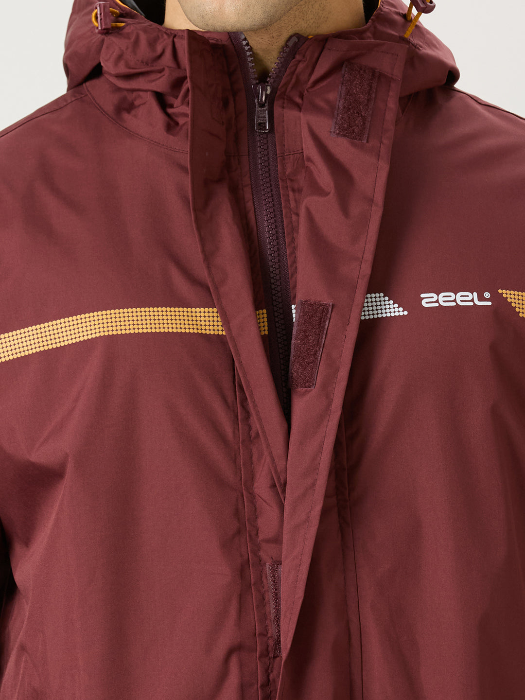 ZEEL Premium Men’s Rainsuit – Waterproof, Windproof - Wine EJS702 - Zeelretail