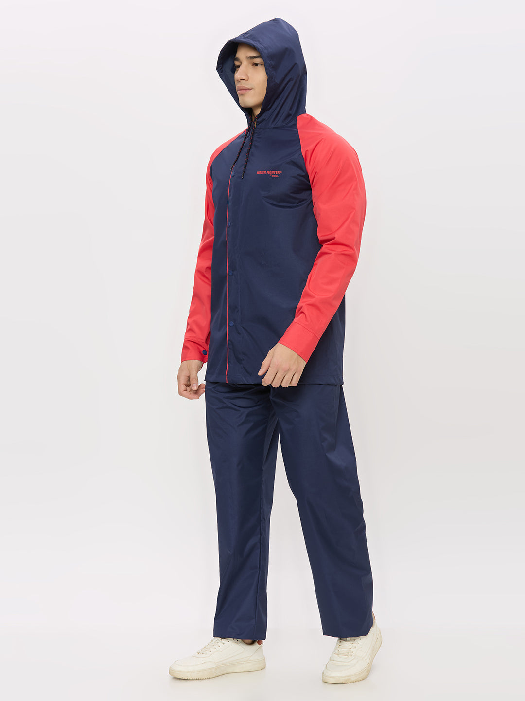 ZEEL WATERPROOF BLUE MULTICOLOR RAINCOAT - Zeelretail