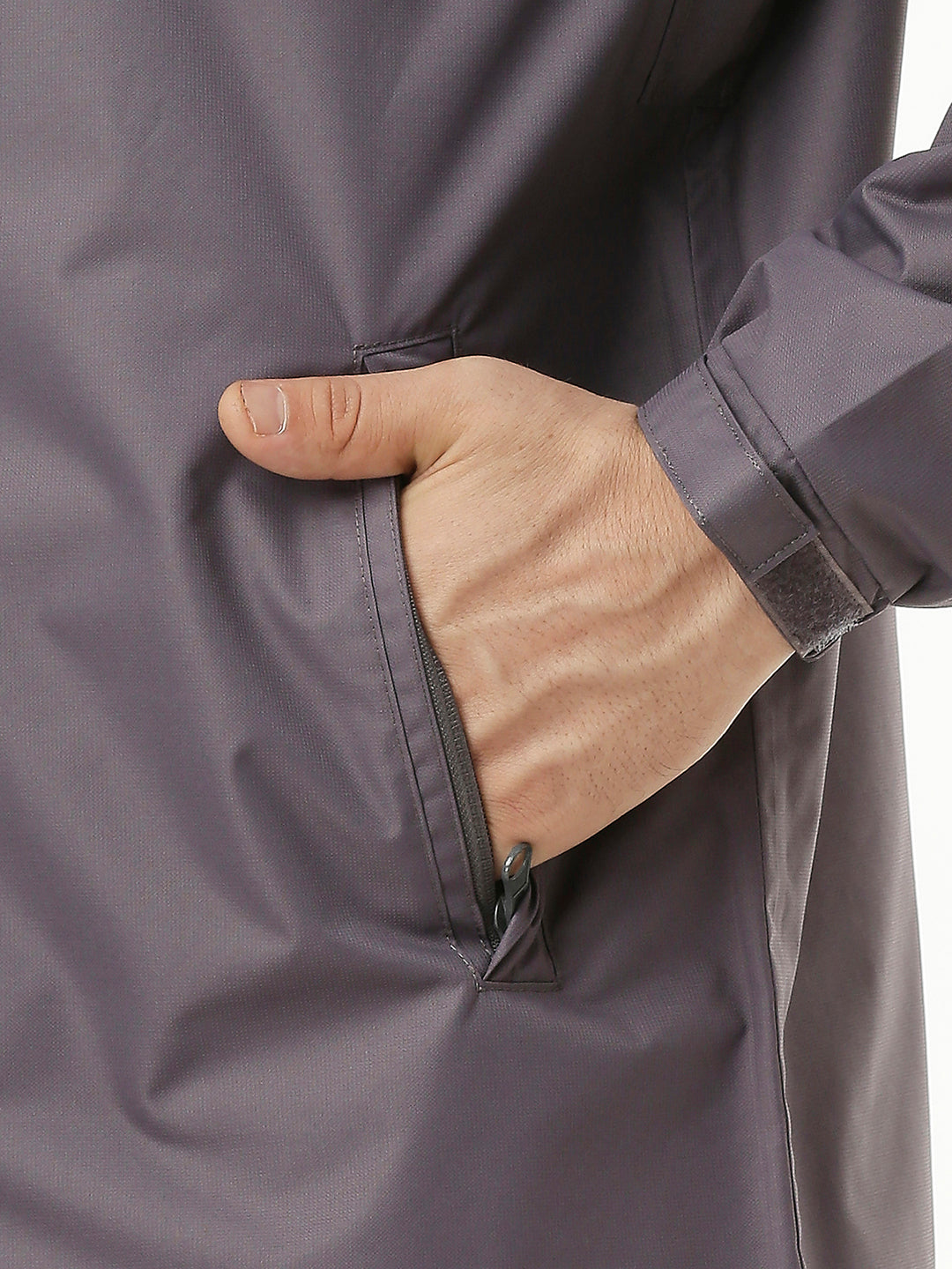 Stone Asphalt Stylish Rain Men Jacket For Men - ZRR002 - Zeelretail