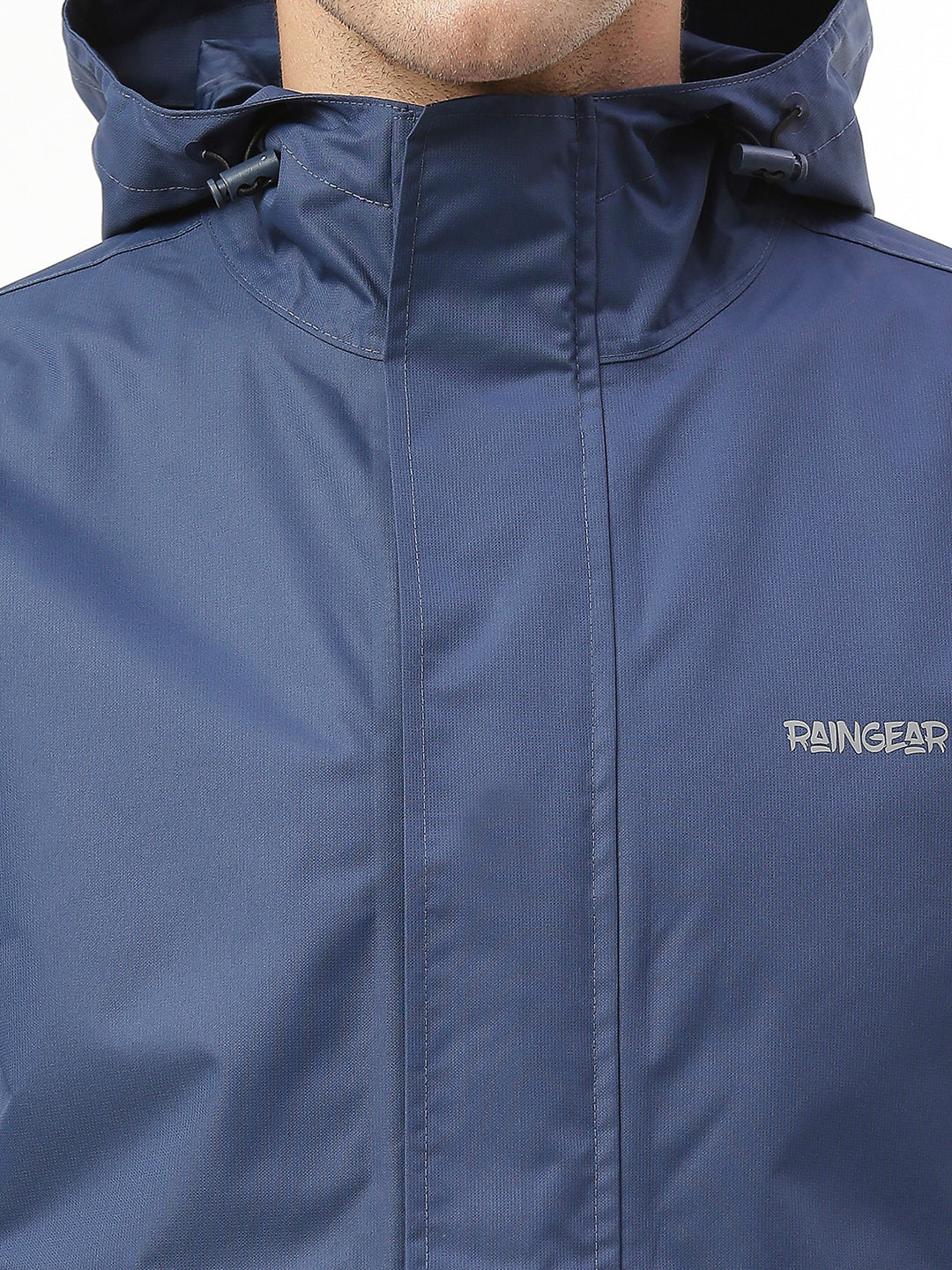 Waterproof Trekking Navy Grey Rain Jacket - ZRR003 - Zeelretail