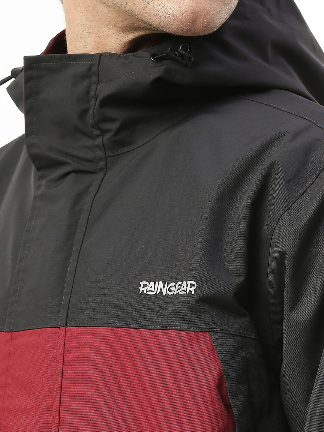 StormGuard Black Red Men's Rain Jacket - ZRS001 - Zeelretail