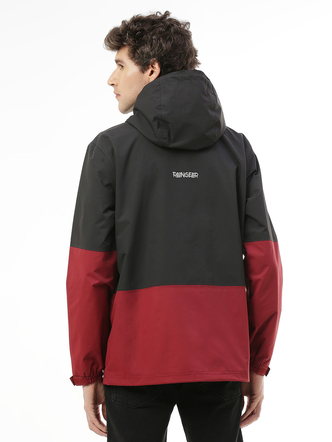 StormGuard Black Red Men's Rain Jacket ZRS001