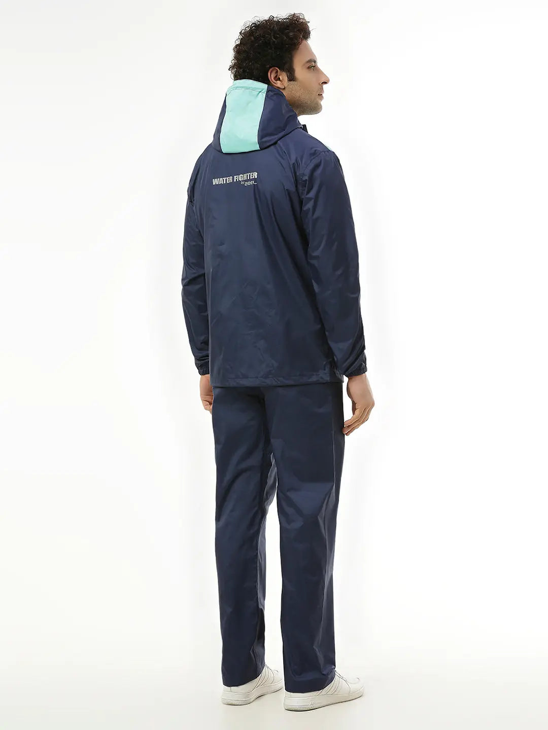 Zeel Active Sport Navy & Green Rainwear - AZ06 - Zeelretail