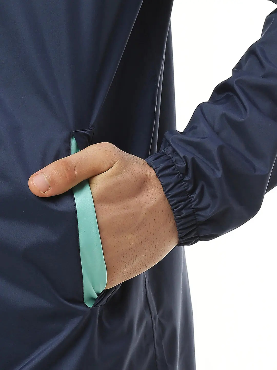 Zeel Active Sport Navy & Green Rainwear - AZ06 - Zeelretail