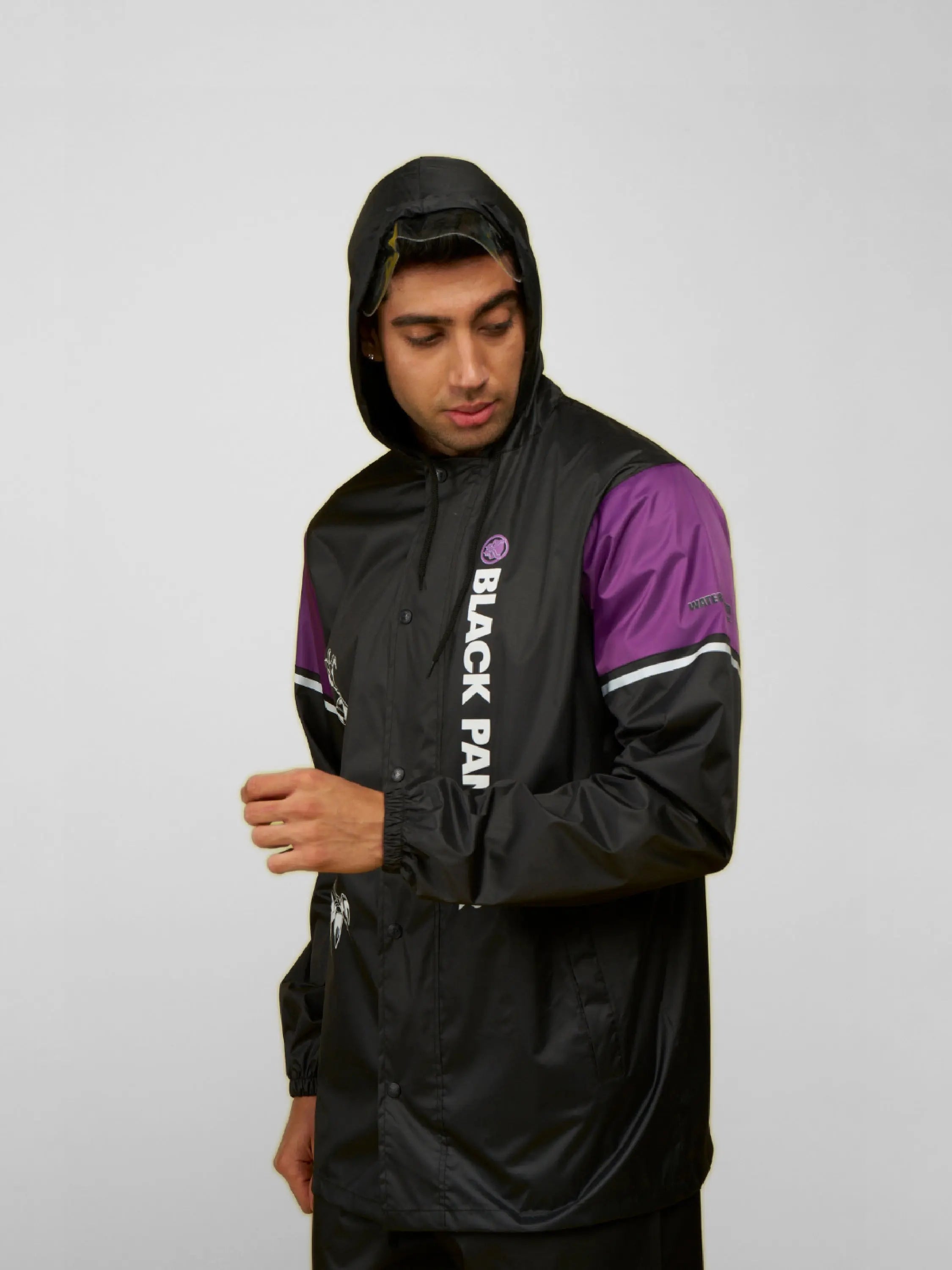 Zeel Black Panther Print Raincoat – Bold, Stylish & Waterproof - Zeelretail