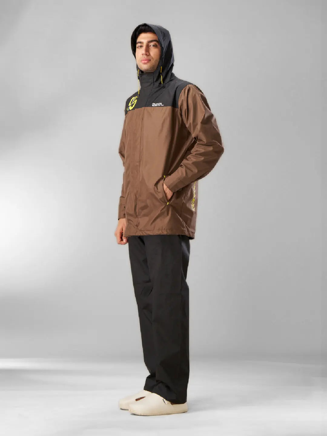 Zeel Classic Brown and Black Rainwear - ZT5 - Zeelretail