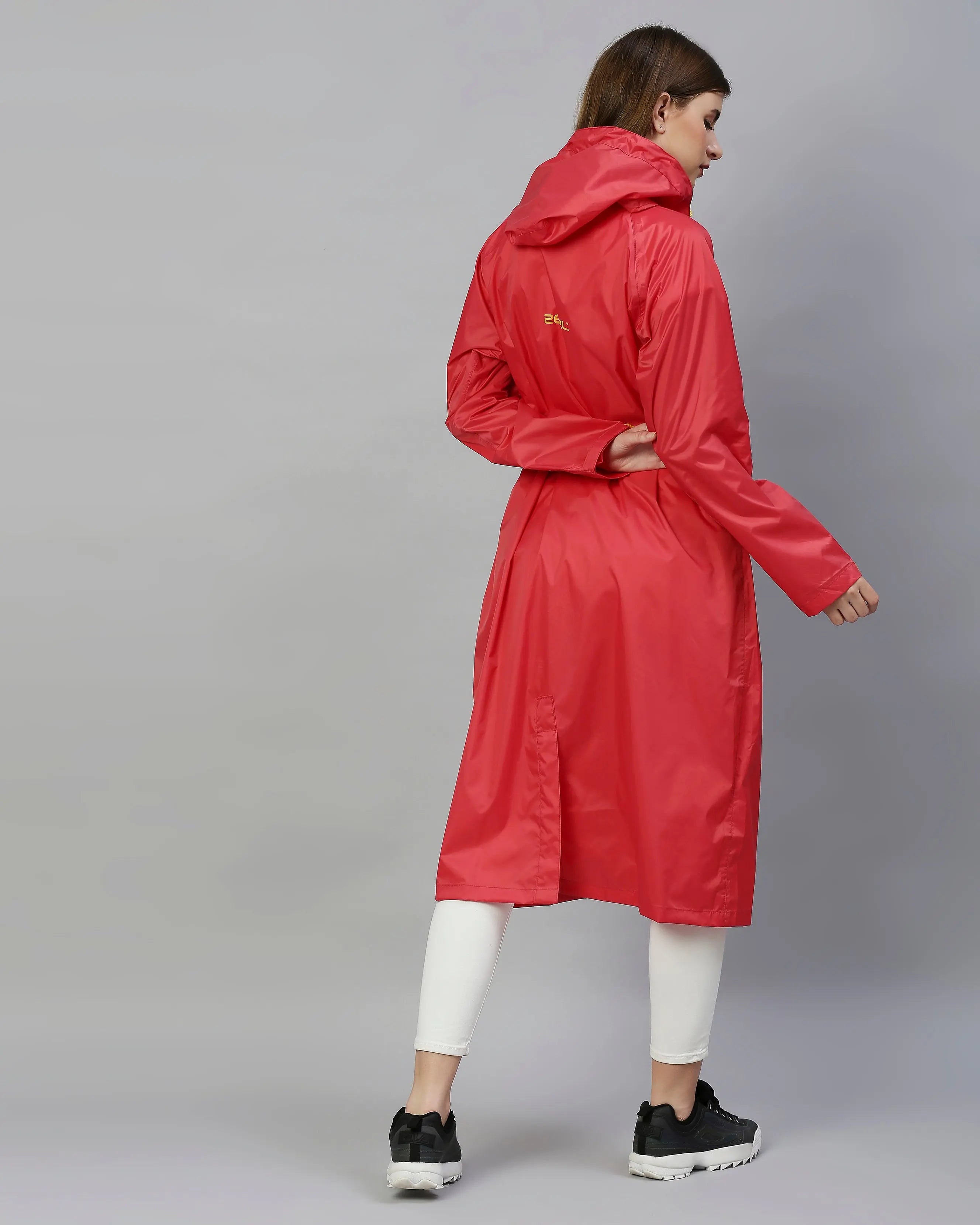Zeel Diva Red Trench Coat - Raincoat For Women - Zeelretail