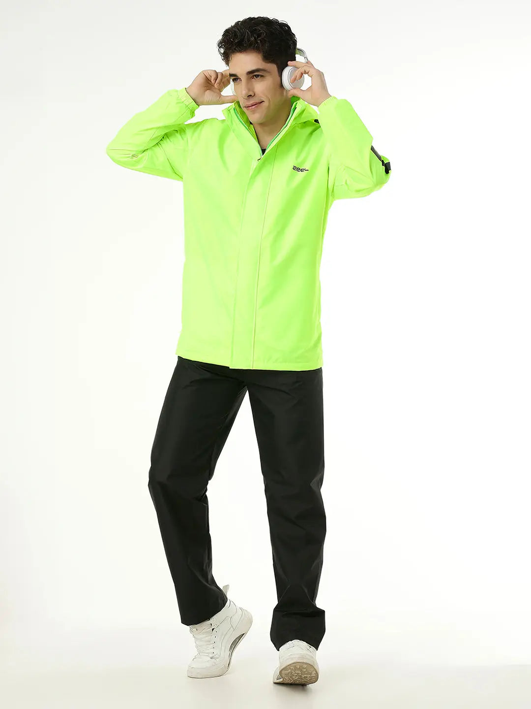 Zeel Mens Neon Green Rainsuit - Zeelretail