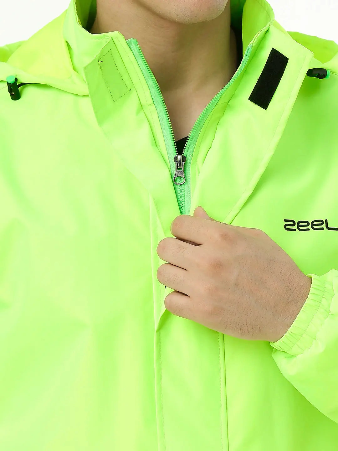 Zeel Mens Neon Green Rainsuit - Zeelretail