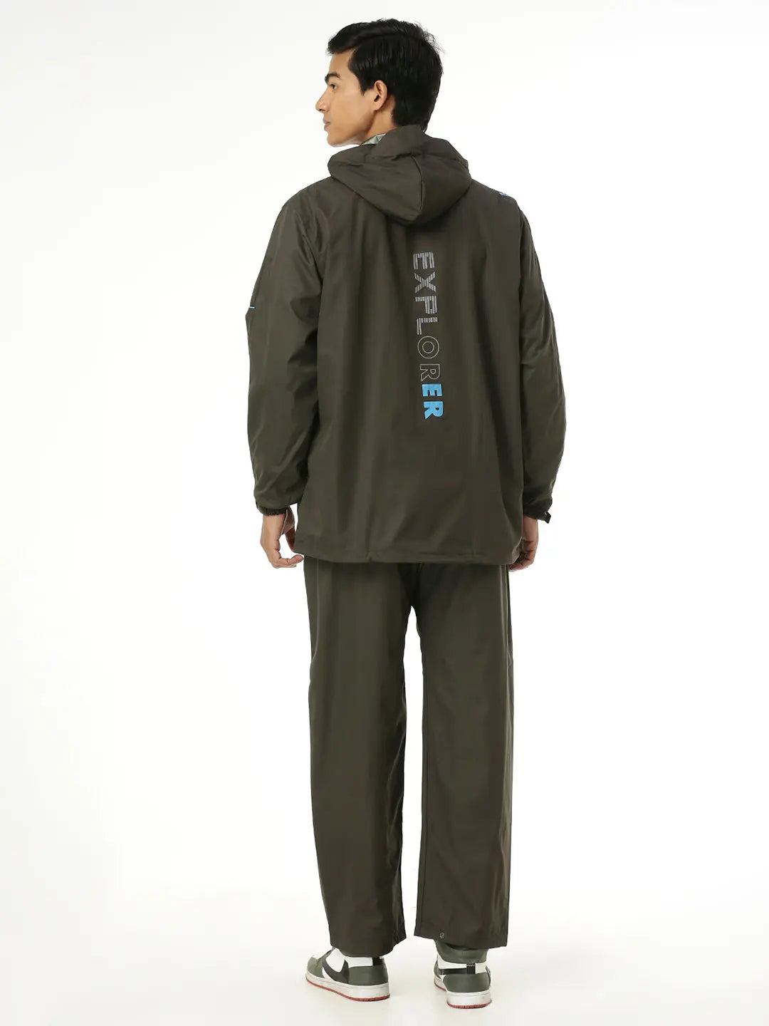 Zeel Mens Reversible Olive Rainsuit JS1008 - Zeelretail