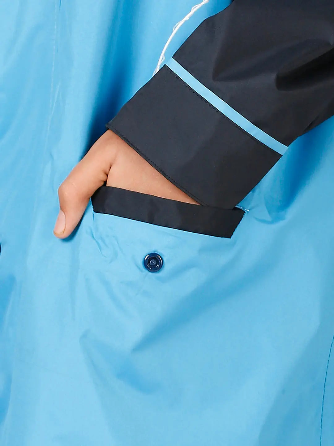 Zeel Spiderman Protector Boys Blue Raincoat - Zeelretail